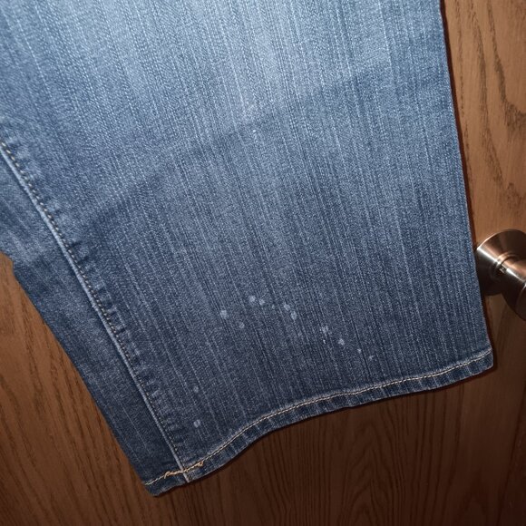 Old Navy women's plus size lot of 2 cropped capri ankle blue denim jeans sz 24 - Picture 8 of 15